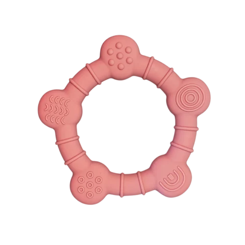 Massaggiagengive in silicone rosa