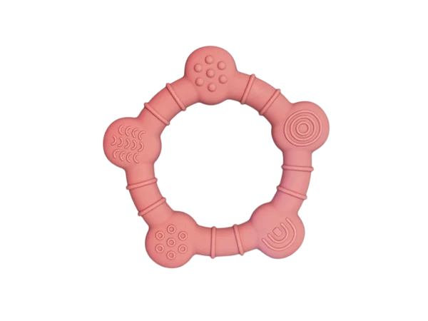 Massaggiagengive in silicone rosa